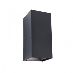 Glover - LED Matt Black Up&Down CCT Wall Lamp