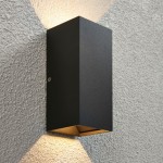 Glover - LED Matt Black Up&Down CCT Wall Lamp