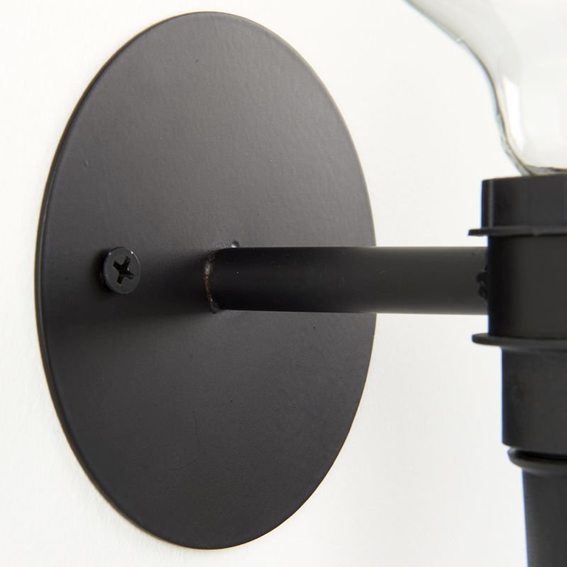 Wall Lights - Studio - Matt Black Plug-in Wall Lamp Endon-79382 - Studio - Matt Black Plug-in Wall Lamp