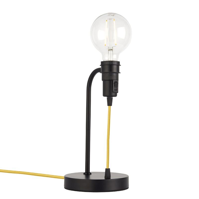 Table & Floor Lamp - Studio - Matt Black Table Lamp Endon-79383 - Studio - Matt Black Table Lamp