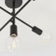 Endon-79502 - Studio - Matt Black 5 Light Centre Fitting