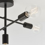 Studio - Matt Black 5 Light Centre Fitting Studio - Matt Black 5 Light Centre Fitting