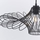 Accessories - Curl - Matt Black Geometric Shade for Pendant Endon-79622 - Curl - Matt Black Geometric Shade for Pendant