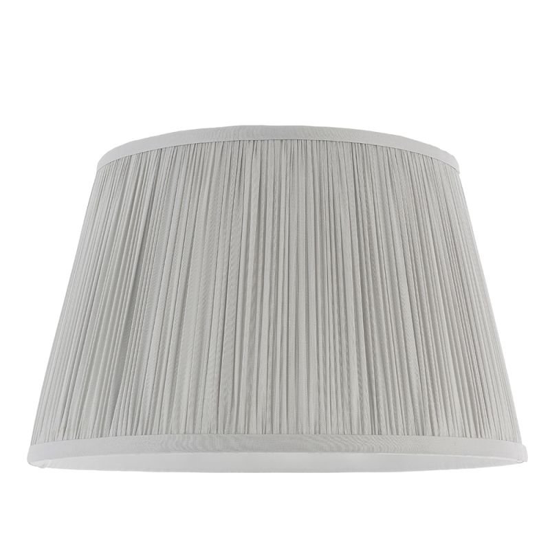 Accessories - Freya - Shade Only - 12 inch Silver Silk Shade Endon-79629 - Freya - Shade Only - 12 inch Silver Silk Shade