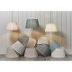 Accessories - Freya - Shade Only - 14 inch Silver Silk Shade Endon-79630 - Freya - Shade Only - 14 inch Silver Silk Shade