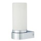 Bathroom Lights - Tal - Bathroom White Glass & Chrome Wall Lamp Endon-79921 - Tal - Bathroom White Glass & Chrome Wall Lamp