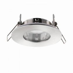 Speculo - Round Brushed Chrome Recessed Downlight IP65 Speculo - Round Brushed Chrome Recessed Downlight IP65