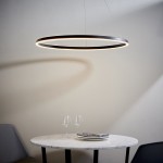 Staten - Matt Black Round LED Pendant Staten - Matt Black Round LED Pendant