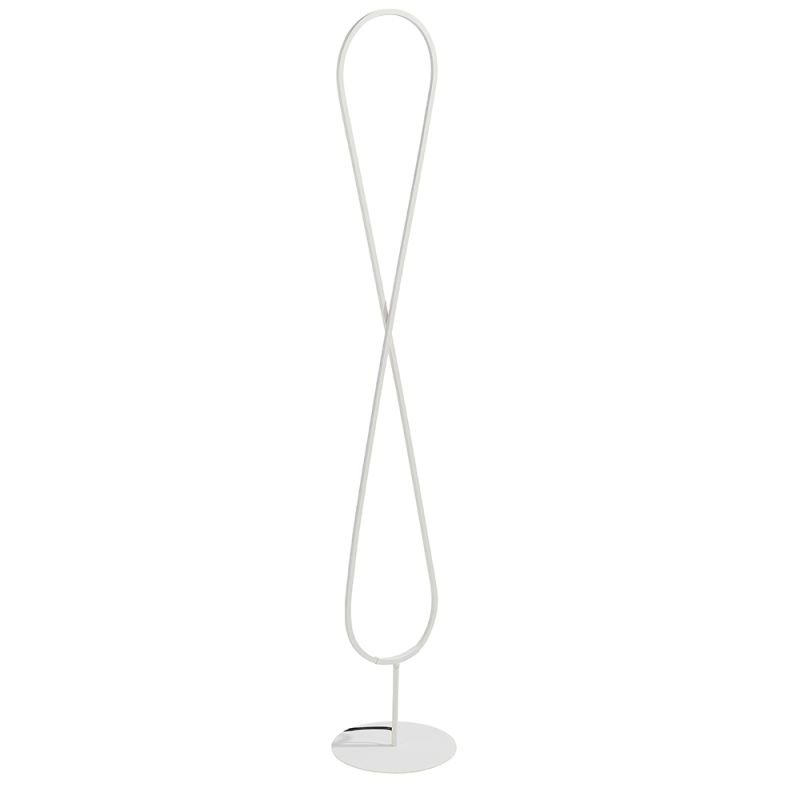 Table & Floor Lamp - Paradox - LED Matt White Floor Lamp Endon-80678 - Paradox - LED Matt White Floor Lamp