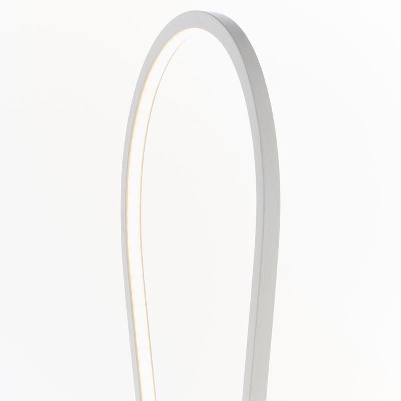 Table & Floor Lamp - Paradox - LED Matt White Floor Lamp Endon-80678 - Paradox - LED Matt White Floor Lamp