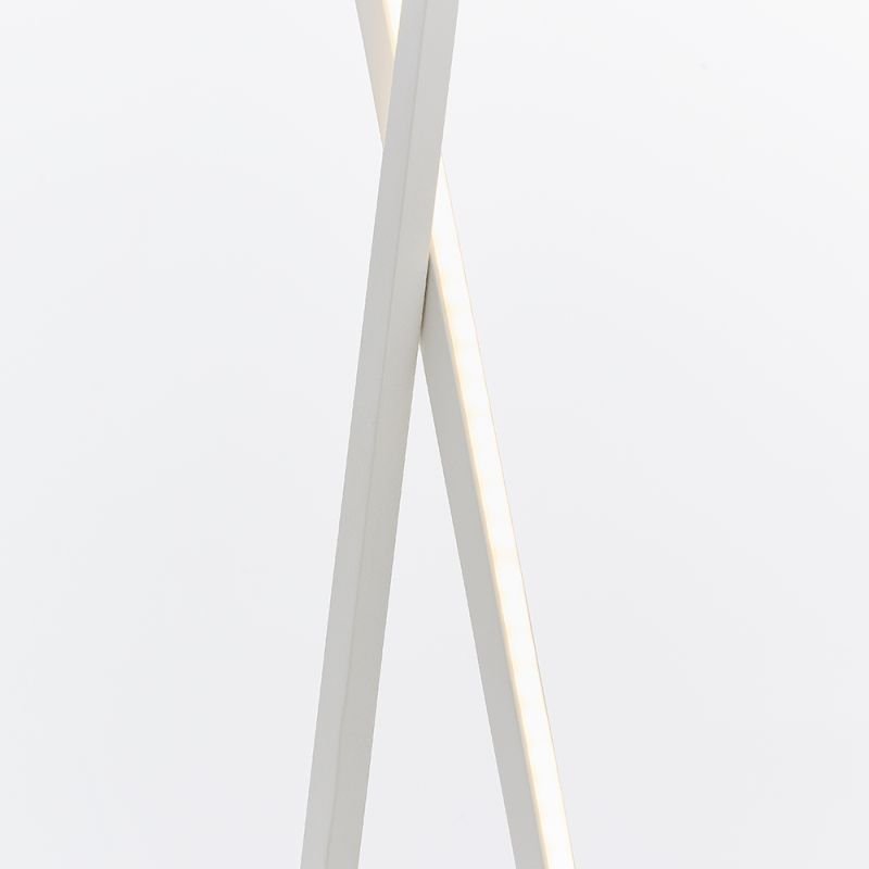 Table & Floor Lamp - Paradox - LED Matt White Floor Lamp Endon-80678 - Paradox - LED Matt White Floor Lamp