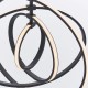 Endon-80679 - Avali - LED Black Rings 4 Light Hanging Pendant