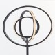 Table & Floor Lamp - Avali - LED Black Rings 3 Light Floor Lamp Endon-80680 - Avali - LED Black Rings 3 Light Floor Lamp