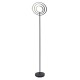 Table & Floor Lamp - Avali - LED Black Rings 3 Light Floor Lamp Endon-80680 - Avali - LED Black Rings 3 Light Floor Lamp