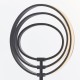 Table & Floor Lamp - Avali - LED Black Rings 3 Light Floor Lamp Endon-80680 - Avali - LED Black Rings 3 Light Floor Lamp