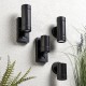Saxby-81008 - Icarus - Outdoor Black Single Wall Lamp