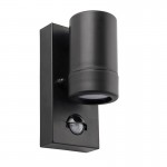 Icarus - PIR Outdoor Black Single Wall Lamp Icarus - PIR Outdoor Black Single Wall Lamp