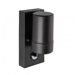 Icarus - PIR Outdoor Black Single Wall Lamp Icarus - PIR Outdoor Black Single Wall Lamp