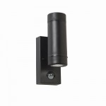 Icarus - PIR Outdoor Black Up&Down Wall Lamp Icarus - PIR Outdoor Black Up&Down Wall Lamp