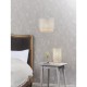 Ceiling Lights - Gilli - Pale Grey Cotton with Matt White Single Pendant Endon-81029 - Gilli - Pale Grey Cotton with Matt White Single Pendant