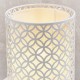 Table & Floor Lamp - Gilli - Pale Grey Cotton with Matt White Table Lamp Endon-81030 - Gilli - Pale Grey Cotton with Matt White Table Lamp