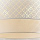Ceiling Lights - Gilli - Pale Grey Cotton with Matt White 3 Light Pendant Endon-81031 - Gilli - Pale Grey Cotton with Matt White 3 Light Pendant