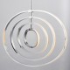 Ceiling Lights - Avali - LED Chrome Rings 4 Light Hanging Pendant Endon-81034 - Avali - LED Chrome Rings 4 Light Hanging Pendant