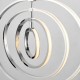 Ceiling Lights - Avali - LED Chrome Rings 4 Light Hanging Pendant Endon-81034 - Avali - LED Chrome Rings 4 Light Hanging Pendant