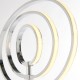 Table & Floor Lamp - Avali - LED Chrome Rings 3 Light Floor Lamp Endon-81035 - Avali - LED Chrome Rings 3 Light Floor Lamp