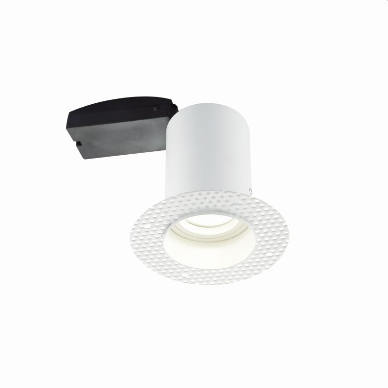 Saxby-81572 - Ravel Trimless - White Plaster-in Recessed Downlight