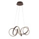 Ceiling Lights - Synergy - LED Textured Coffee Pendant Ø 50 Endon-81889 - Synergy - LED Textured Coffee Pendant Ø 50
