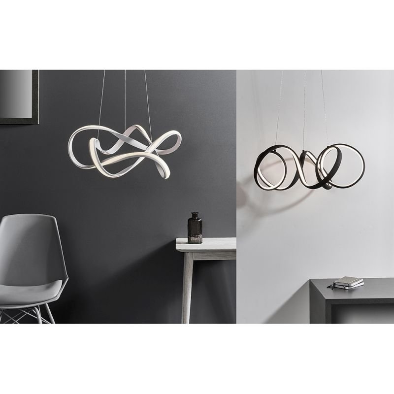 Ceiling Lights - Synergy - LED Textured Coffee Pendant Ø 50 Endon-81889 - Synergy - LED Textured Coffee Pendant Ø 50