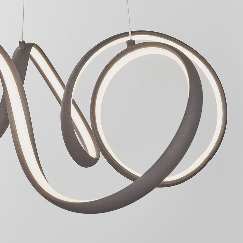 Ceiling Lights - Synergy - LED Textured Coffee Pendant Ø 50 Endon-81889 - Synergy - LED Textured Coffee Pendant Ø 50