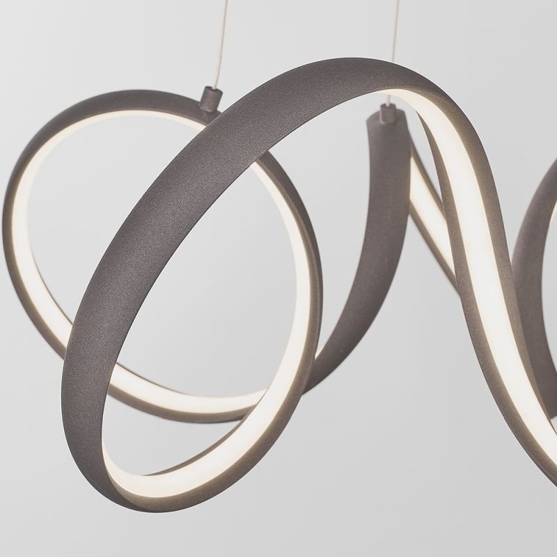 Ceiling Lights - Synergy - LED Textured Coffee Pendant Ø 50 Endon-81889 - Synergy - LED Textured Coffee Pendant Ø 50