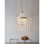 Celine - Rose Gold 5 Light Chandelier with Clear Glass Celine - Rose Gold 5 Light Chandelier with Clear Glass