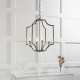 Endon-81916 - Lainey - Antique Brass 4 Light Pendant with Crystal Bobeche
