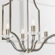 Endon-81916 - Lainey - Antique Brass 4 Light Pendant with Crystal Bobeche