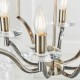 Endon-81916 - Lainey - Antique Brass 4 Light Pendant with Crystal Bobeche