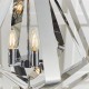 Ceiling Lights - Riona - Modern Twist Polished Chrome 5 Light Pendant Endon-81929 - Riona - Modern Twist Polished Chrome 5 Light Pendant