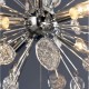 Ceiling Lights - Calla - Clear Glass & Chrome 8 Light Centre Fitting Endon-81950 - Calla - Clear Glass & Chrome 8 Light Centre Fitting