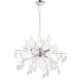 Ceiling Lights - Calla - Clear Glass & Chrome 8 Light Centre Fitting Endon-81950 - Calla - Clear Glass & Chrome 8 Light Centre Fitting