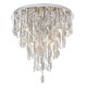 Endon-81955 - Melody - Crystal & Chrome 6 Light Ceiling Lamp