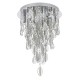 Ceiling Lights - Melody - Crystal & Chrome 3 Light Ceiling Lamp Endon-81956 - Melody - Crystal & Chrome 3 Light Ceiling Lamp