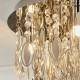Ceiling Lights - Melody - Crystal & Chrome 3 Light Ceiling Lamp Endon-81956 - Melody - Crystal & Chrome 3 Light Ceiling Lamp