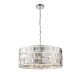 Ceiling Lights - Eldora - Chrome Hexagonal Plates 5 Light Pendant Endon-81965 - Eldora - Chrome Hexagonal Plates 5 Light Pendant