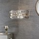 Ceiling Lights - Eldora - Chrome Hexagonal Plates 5 Light Pendant Endon-81965 - Eldora - Chrome Hexagonal Plates 5 Light Pendant