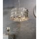 Ceiling Lights - Eldora - Chrome Hexagonal Plates 5 Light Pendant Endon-81965 - Eldora - Chrome Hexagonal Plates 5 Light Pendant