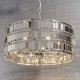 Ceiling Lights - Eldora - Chrome Hexagonal Plates 5 Light Pendant Endon-81965 - Eldora - Chrome Hexagonal Plates 5 Light Pendant