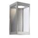 Outdoor - Dean - LED Brushed Stainless Steel & Clear Glass Wall Lamp Endon-82014 - Dean - LED Brushed Stainless Steel & Clear Glass Wall Lamp