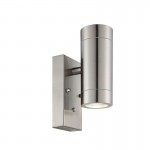Palin -  Photocell Stainless Steel Up&Down Wall Lamp Palin -  Photocell Stainless Steel Up&Down Wall Lamp